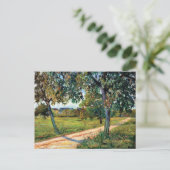 Het landschapsschilderij van Ile de France Briefkaart (Staand voorkant)