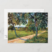 Het landschapsschilderij van Ile de France Briefkaart (Voorkant / Achterkant)