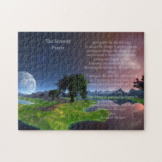 Het landschapsschilderij van The Lord's Prayer maa Legpuzzel (Horizontaal)