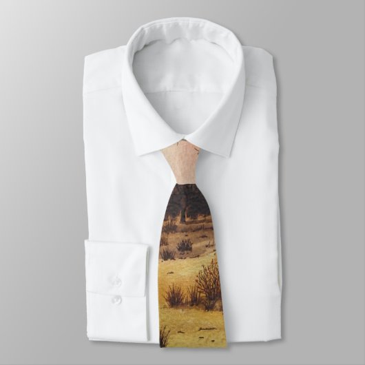 het landschapsschilderontwerp herfstkleuren stropdas (Gebonden)