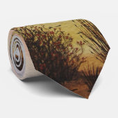 het landschapsschilderontwerp herfstkleuren stropdas (Opgerold)