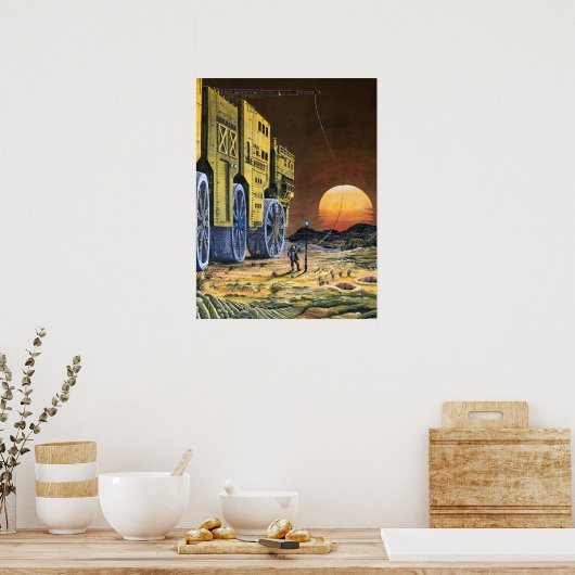 Het lange donkere - sci-fi landschap poster (Keuken)