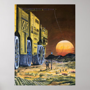 Het lange donkere - sci-fi landschap poster