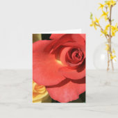 het lange rood nam toe kaart (Gele Bloem)
