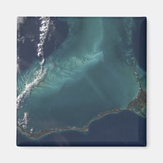 Het lange, smalle Eleuthra-eiland van de Bahama's Magneet (Voorkant)