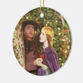 Het lange Verloving van Arthur Hughes, de  Kunst Keramisch Ornament (Links)