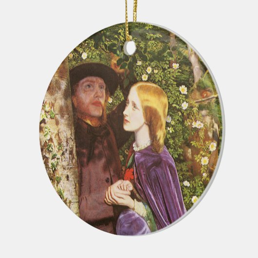 Het lange Verloving van Arthur Hughes, de  Kunst Keramisch Ornament (Links)