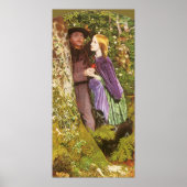 Het lange Verloving van Arthur Hughes, de  Kunst Poster (Voorkant)