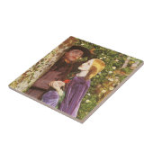 Het lange Verloving van Arthur Hughes, de  Kunst Tegeltje (Zijkant)