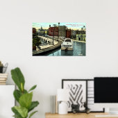 Het langste aquaduct op het Erie Canal Poster (Thuiskantoor)