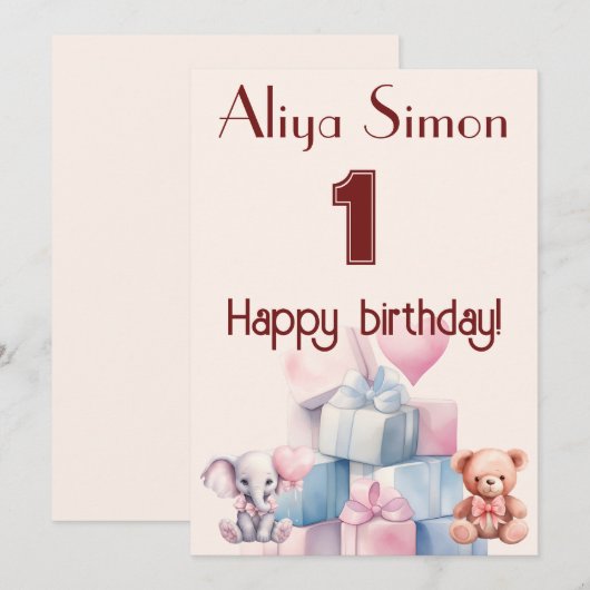 Het langverwachte moment kaart (Voorkant / Achterkant)