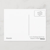 Het langzaam verdwenen Briefkaart van de Glorie (Achterkant)