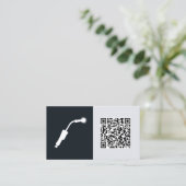 Het lassen Douane QR Visitekaartje (Staand voorkant)