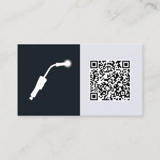 Het lassen Douane QR Visitekaartje (Voorkant)