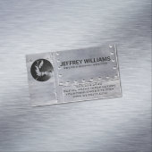 Het Lassen van de metaalarbeider | Metalen klinkna Magnetisch Visitekaartje (Voorbeeld)