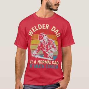 Het lassen van pa Retro Welder T-shirt