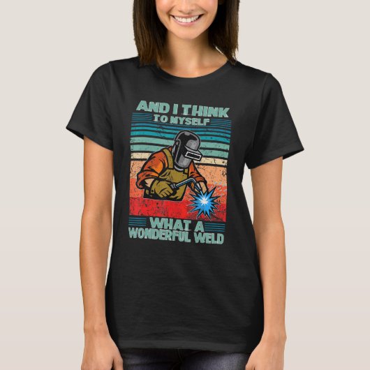 Het lassen van T-shirt wat een prachtig lassenlass (Voorkant)