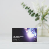 Het lassenlassen vonkt Paarse Visitekaartje (Staand voorkant)