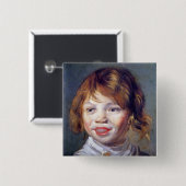 Het lasterkind vierkante button 5,1 cm (Voorkant /achterkant)