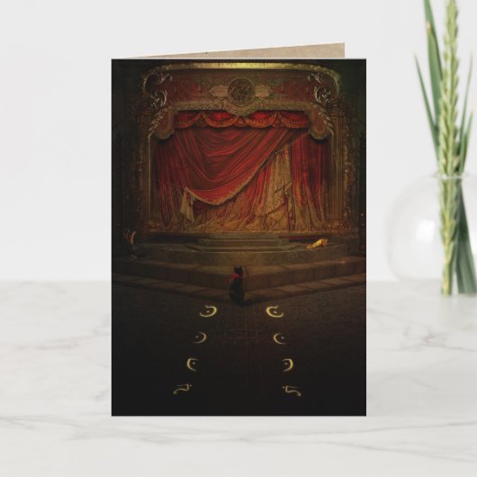 Het Late Show Wenskaart. Kaart (Voorkant)