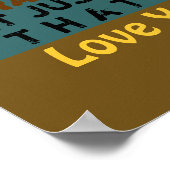 Het laten gaan - 12X12 Poster (verandering in canv (Hoek)