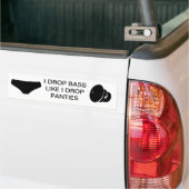 Het laten vallen bas zoals u panty's laat vallen bumpersticker (Op Truck)