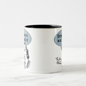 Het laten vallen Grootte is zo veel vun Tweekleurige Koffiemok (Center)