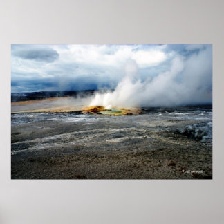 Het laten van het Poster van de Steam