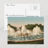 Het Latone Basin, II, Versailles, Frankrijk P Briefkaart (Voorkant / Achterkant)