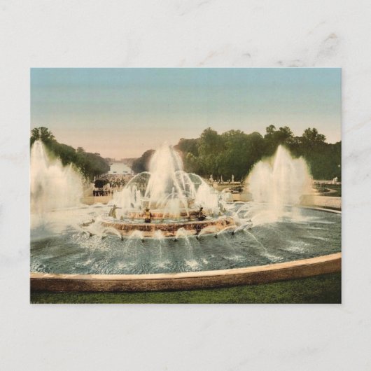 Het Latone Basin, II, Versailles, Frankrijk P Briefkaart (Voorkant)