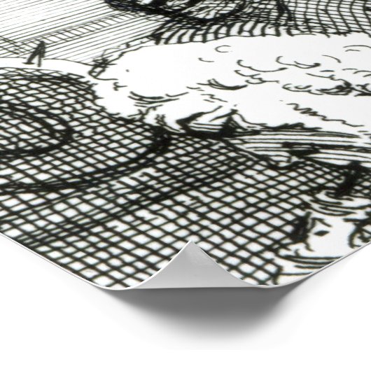 Het Laughing Publiek, 1733 Poster (Hoek)