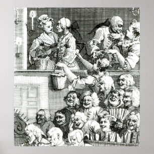 Het Laughing Publiek, 1733 Poster