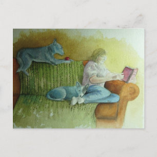 Het leeduur briefkaart