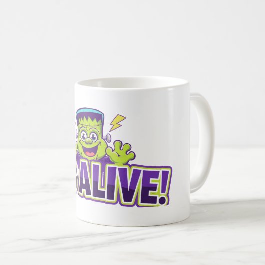 Het leeft! koffiemok (Voorkant rechts)