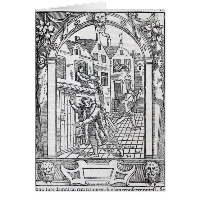 Het leegmaken van de kamerpotten (Voorkant)