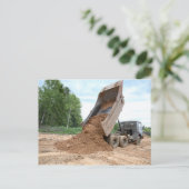 Het Leegmaken van de Vrachtwagen van de Briefkaart (Staand voorkant)