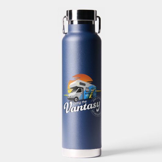 Het leegstand van Campervan | Waterfles (Voorkant)