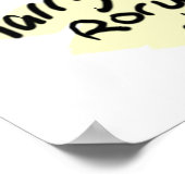 Het leesboek van de leerkracht van de basisschool poster (Hoek)