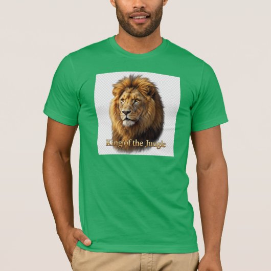 "Het Leeuwen T-shirt Koning van de Jungle" (Voorkant)
