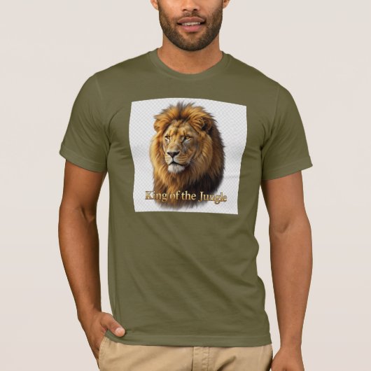"Het Leeuwen T-shirt Koning van de Jungle" (Voorkant)