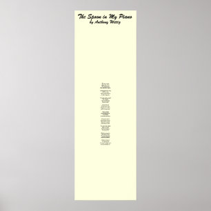 Het lef in mijn piano poster