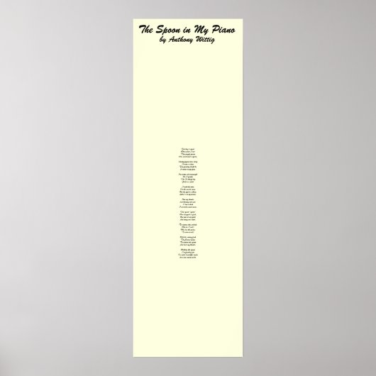 Het lef in mijn piano poster (Voorkant)