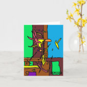 Het lege art. van de Kaart van de Nota heldere (Gele Bloem)