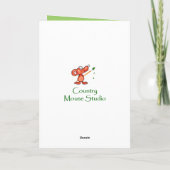 Het lege Gelukkige Mamma van Pasen, Moeder Robin Feestdagen Kaart (Achterkant)