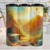 Het lege graf en de kruizen van Jezus Thermosbeker