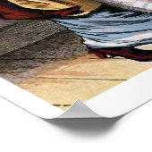 "Het lege klembord" Poster (Hoek)