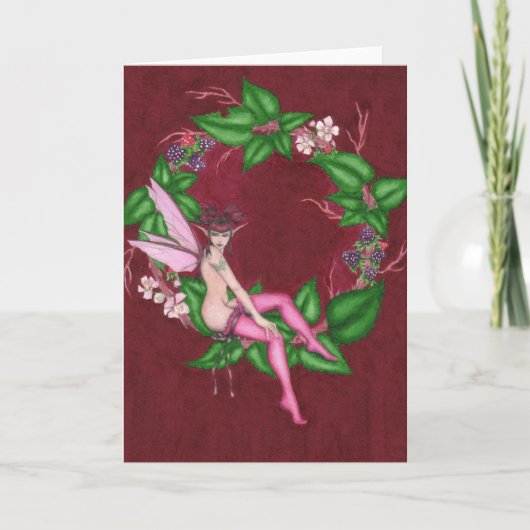 Het Lege Wenskaart van "Blackberry" Kaart (Voorkant)