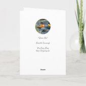 Het Lege Wenskaart van de "bijenkoningin" Kaart (Achterkant)