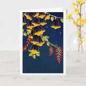 Het Lege Wenskaart van de fee "van de Klokken" Kaart (Gele Bloem)