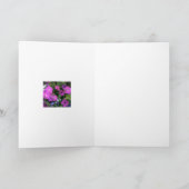 Het Lege Wenskaart van de Glorie van de ochtend Kaart (Binnen)